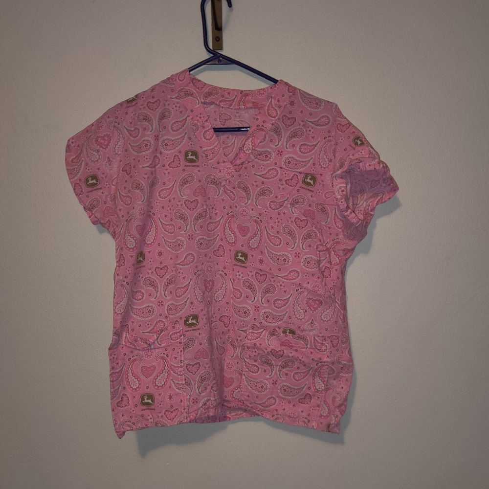 John Deere Scrub Top